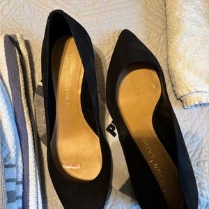 Gibson Latimer Elegant Black Suede Heels